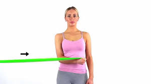 shoulder internal rotation with theraband