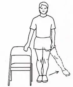 Standing Adductor Stretching