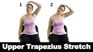 Stretching the upper trapezius