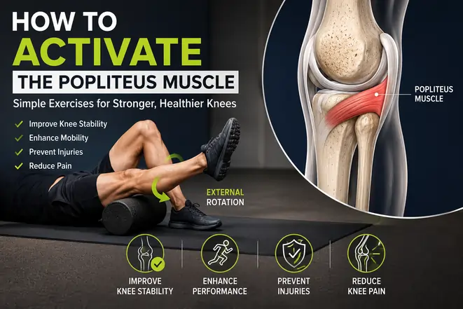 How to activate the popliteus muscle-