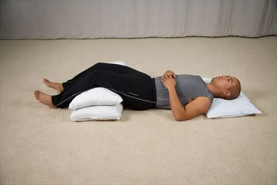 Sleeping on Your Back with a Pillow Under the Knees
