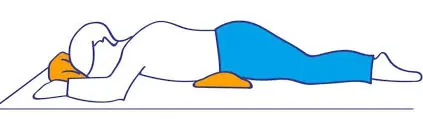 Sleeping on Your Stomach with a Pillow Under the Abdomen