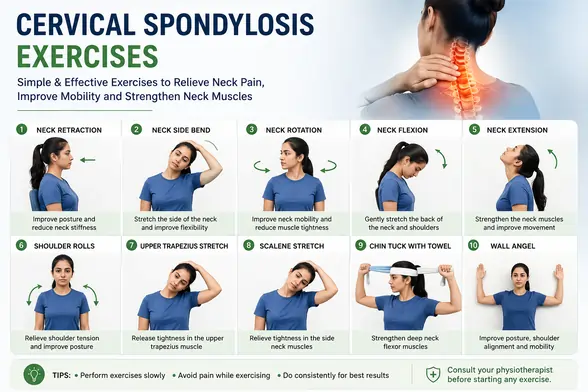 Cervical spondylosis exercises