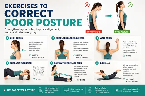 Exercises To Correct Poor Posture