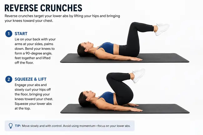 Reverse Crunches