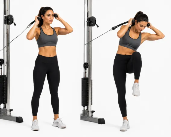 Standing Cable Oblique Crunch