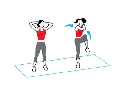 Standing Oblique Crunch With a Twist