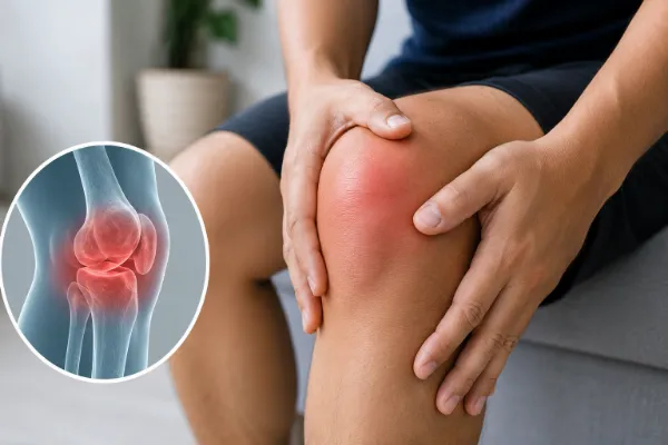 knee swelling